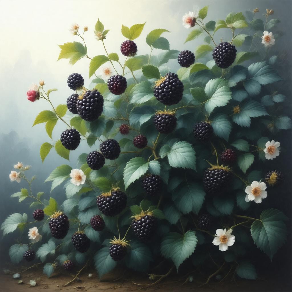 Blackberry (Rubus fruticosus)
